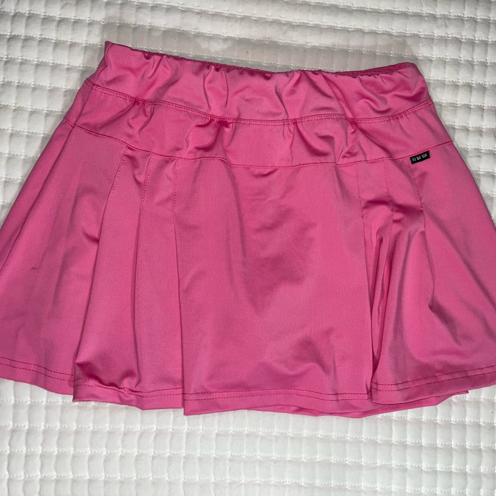 Xi Di Da Womens Tennis Skirt With Built In Shorts Size XXL - Pink